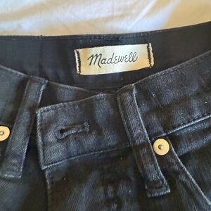 Madewell Jet Black Denim Pants